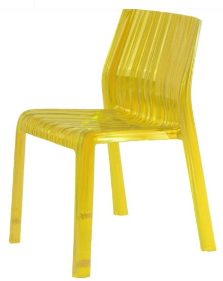 Chaise Kartell Frilly Jaune