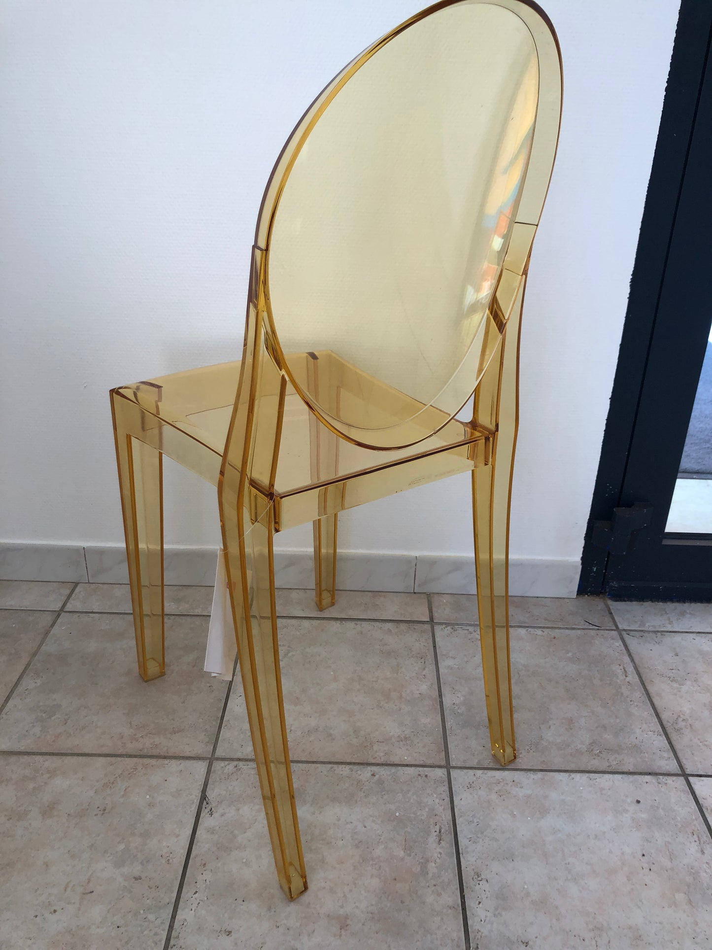 Chaise Kartell Victoria Ghost Jaune